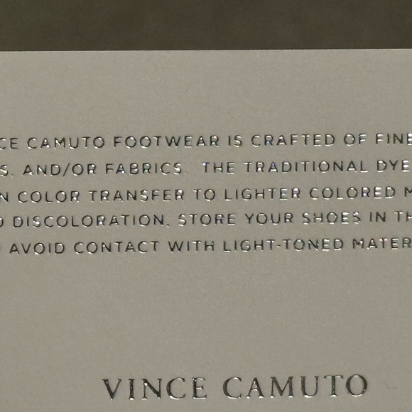 Cream and brown Vince Camuto summer heels - Picture 3 of 4